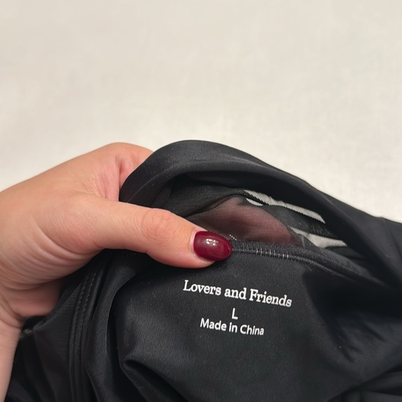 NWT Lovers and Friends Midnight Ride One Piece in Black - Picture 11 of 11